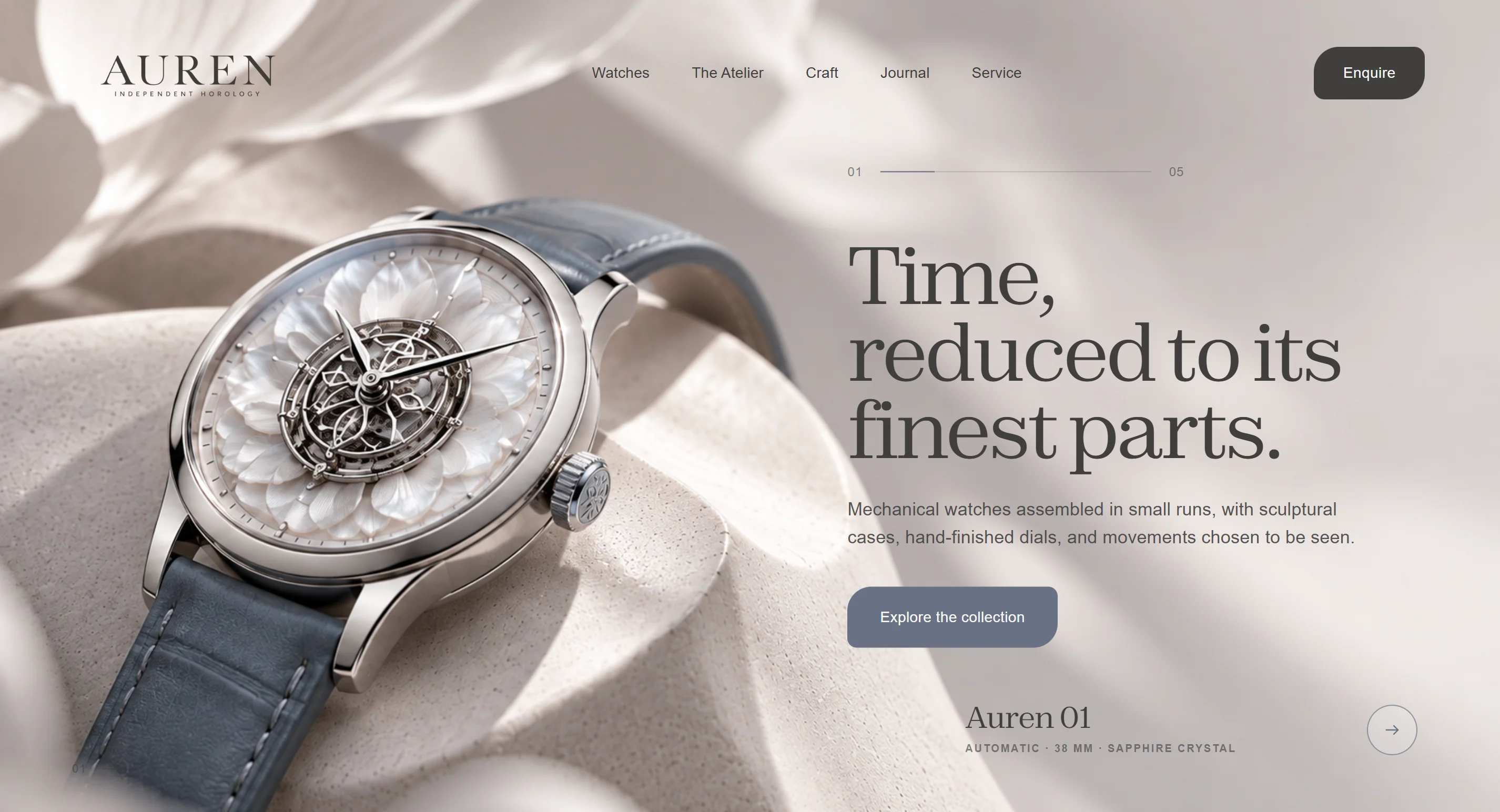 AUREN watch website