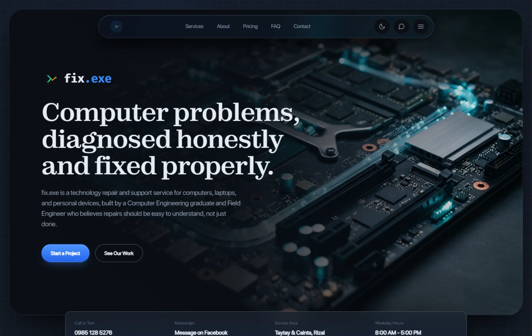 FIX.EXE website preview